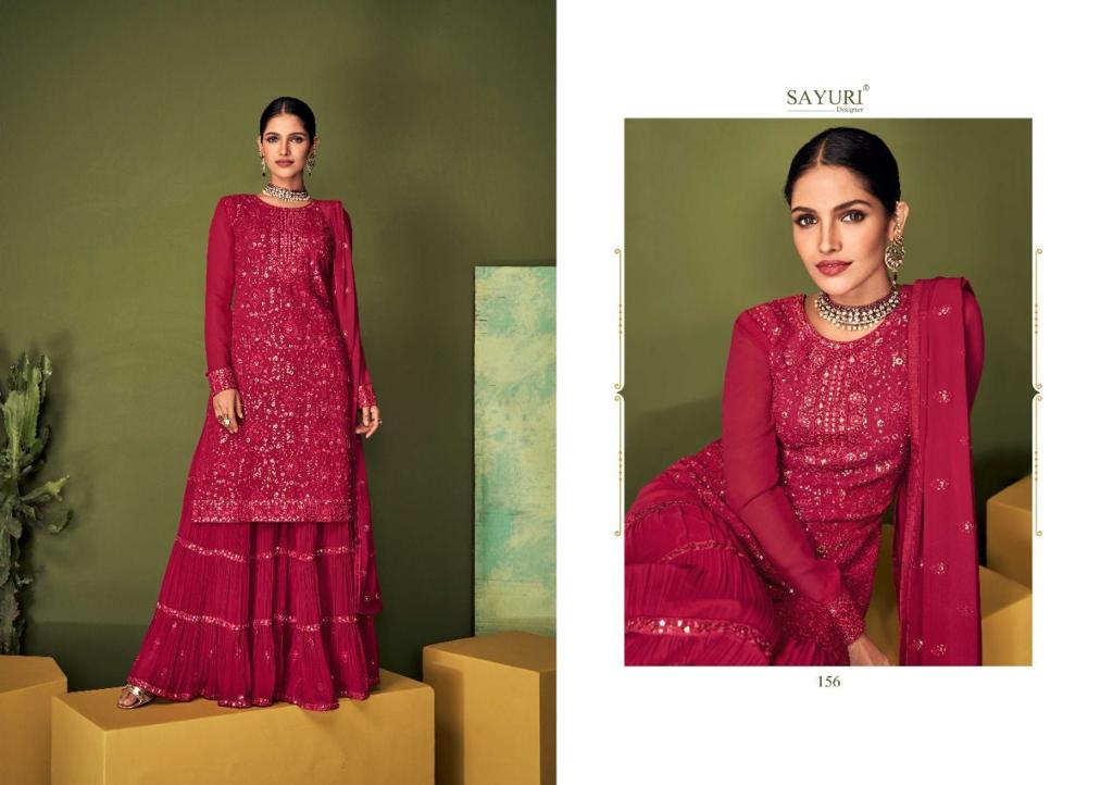 Sayuri Colours Georgette Wholesale Sharara Stitched Salwar Kameez Catalog
